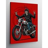Tablomega Kanvas Tablo Motosikletli Asi Adam