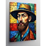 Tablomega Kanvas Tablo Mozaik Stili Van Gogh