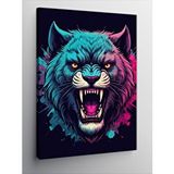 Tablomega Kanvas Tablo Neon Kurt
