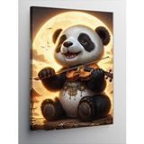 Tablomega Kanvas Tablo Oyuncak Panda