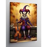 Tablomega Kanvas Tablo Palyaço Ve Gitar