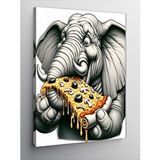 Tablomega Kanvas Tablo Pizza Fili