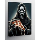 Tablomega Kanvas Tablo Pizza Korku Maskesi