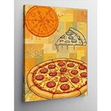 Tablomega Kanvas Tablo Pizza Sanatı Ve Geometri