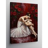Tablomega Kanvas Tablo Romantik Kadın
