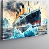 Tablomega Kanvas Tablo Titanic Gemisi