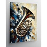 Tablomega Kanvas Tablo Trombon Fırtınası