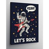 Tablomega Kanvas Tablo Uzay Rock Yıldızı