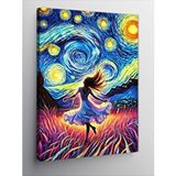 Tablomega Kanvas Tablo Van Gogh Stili Dans Eden Kadın