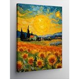Tablomega Kanvas Tablo Van Gogh Tarzı Ayçiçekleri