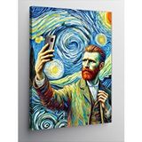 Tablomega Kanvas Tablo Van Gogh Tarzı Selfie