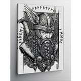 Tablomega Kanvas Tablo Viking Savaşçı Çizimi