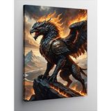 Tablomega Kanvas Tablo Zırhlı Ejderha