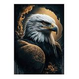 Tablomega Kızgın Kartal Dekoratif Ahşap Tablo 35cm X50cm