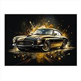 Tablomega Klasik Spor Araba Mdf Poster 35cm X50cm
