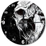 Tablomega Korkunç Kurukafa Analog 30x30 cm Duvar Saati