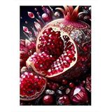 Tablomega Kristal Nar Modern Ahşap Tablo 35cm X50cm