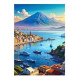 Tablomega Liman Manzarası Model Ahşap Tablo 25cmx 35cm