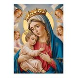 Tablomega Meryem Ana Desenli Ahşap Tablo 25cmx 35cm