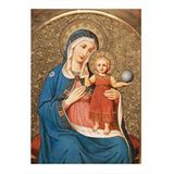 Tablomega Meryem Ana Ve Kız Çocuğu Hediyelik Ahşap Tablo 35cm X50cm