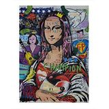 Tablomega Mona Lisa Pop Art Tasarım Mdf Tablo 25cmx 35cm