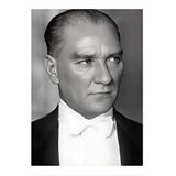 Tablomega Mustafa Kemal Atatürk Dekoratif Ahşap Tablo 25cmx 35cm