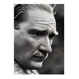Tablomega Mustafa Kemal Atatürk Hediyelik Ahşap Tablo 35cm X50cm