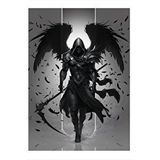 Tablomega Ölüm Meleği Assassin Dekoratif Ahşap Tablo 35cm X50cm