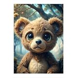 Tablomega Ormandaki Yavru Ayı Teddy Dekoratif Mdf Tablo 25cmx 35cm