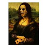 Tablomega Ozzy Osbourne Mona Lisa Model Ahşap Tablo 35cm X50cm