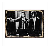 Tablomega Pulp Fiction Art 25x35 cm Mdf Poster