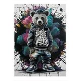 Tablomega Rapçi Panda Model Ahşap Tablo 35cm X50cm