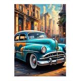 Tablomega Retro Klasik Araba Dekoratif Ahşap Tablo 25cmx 35cm