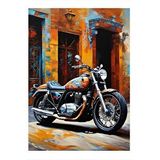 Tablomega Retro Motosiklet Mdf Poster 35cm X50cm