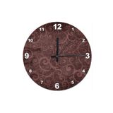 Tablomega SAAT-374-30 Tribal Çiçek Motifi Analog 30 cm Çap Duvar Saati