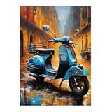 Tablomega Scooter Motor Mdf Poster 25cmx 35cm