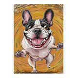 Tablomega Sevimli Gülen Köpek Art Mdf Poster 25cmx 35cm