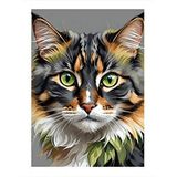 Tablomega Sevimli Kedi Dekoratif Ahşap Tablo 35cm X50cm
