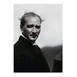 Tablomega Siyah Beyaz Mustafa Kemal Atatürk Dekoratif Ahşap Tablo 25cmx 35cm