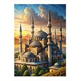 Tablomega Tarihi Cami Hediyelik Mdf Tablo 25cmx 35cm