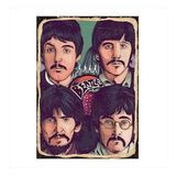 Tablomega The Beatles Art 25x35 cm Mdf Poster