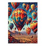 Tablomega Uçan Balonlar Model Mdf Tablo 35cm X50cm