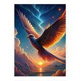 Tablomega Uçan Beyaz Martı Art Mdf Poster 25cmx 35cm