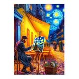 Tablomega Van Gogh Resim Çizerken Dekoratif Mdf Tablo 35cm X50cm