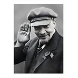 Tablomega Vladimir Lenin Desenli Ahşap Tablo 35cm X50cm