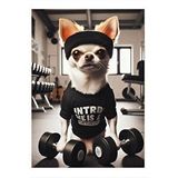 Tablomega Vücut Çalışan Köpek Art Mdf Poster 35cm X50cm