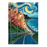 Tablomega Yol Manzarası Hediyelik Ahşap Tablo 35cm X50cm