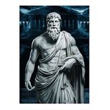Tablomega Zeus Heykeli Model Mdf Tablo 35cm X50cm