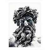 Tablomega Zeus Heykeli Tasarım Mdf Tablo 25cmx 35cm