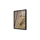 Tablosan Ahşap Oyma Kapı Çerçeveli Cam Tablo 60X90 Cm Ca36016